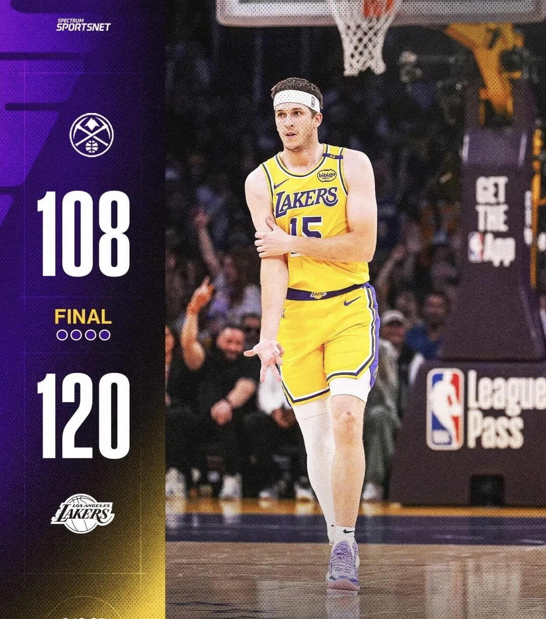 湖人负于掘金，止三连胜